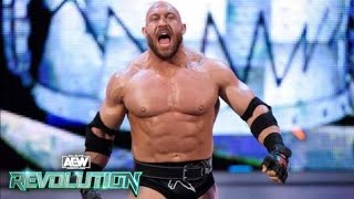 Ryback Debut on AEW Revolution 2024 Highlights [upl. by Ecnirp]