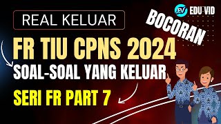 BOCORAN FR SOAL TIU CPNS 2024 OKTOBER PART 7  PERBANDINGAN [upl. by Delwyn]