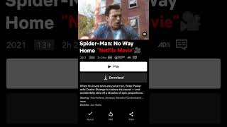 Netflix Movie quotSpiderman No Way Home scene netflix trending viralshorts netflix viral [upl. by Kass]