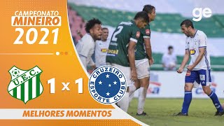 UBERLÂNDIA 1 X 1 CRUZEIRO  MELHORES MOMENTOS  1ª RODADA MINEIRO 2021  geglobo [upl. by Aoh32]