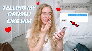 Telling My Crush I Like Him LIVE REACTION [upl. by Byrn]