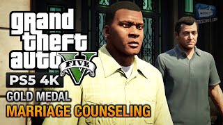 GTA 5 PS5  Mission 8  Marriage Counseling Gold Medal Guide  4K 60fps [upl. by Crin139]