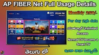 AP Fibernet Installation Procedure  How To Connect Wifi To TV Through AP Fibrenet  Tech Siva [upl. by Eidarb]