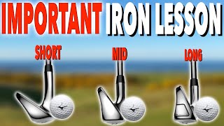 REALLY IMPORTANT IRON LESSONDONT OVERLOOK Simple Golf Tips [upl. by Deva]