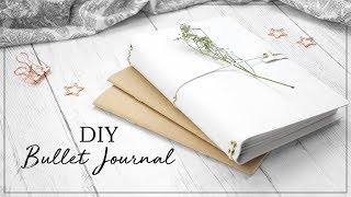 DIY Bullet Journal  Travelers Notebook Style [upl. by Sisenej]