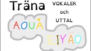 How to Learn Swedish träna VOKALER och UTTAL [upl. by Nert286]