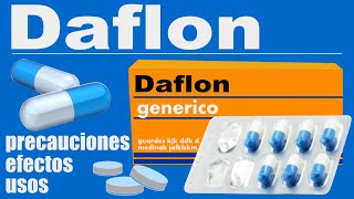 DAFLON para que sirve reacciones varices hemorroides dolor [upl. by Robinet]