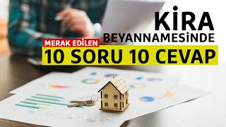 Kira gelirinde 21 bin TL detayı İşte kira beyannamesinde merak edilen 10 soru 10 cevap [upl. by Salomo]