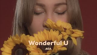 AGA 江海迦  Wonderful U Official Music Video [upl. by Akelahs]