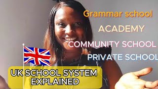 UK School System Explained Grammar Schools vs Private Schools vs Academies vs Community Schools [upl. by Uba]