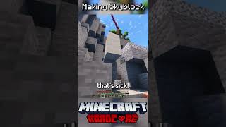 I Made Skyblock in Minecraft Hardcore 11 [upl. by Eissoj]