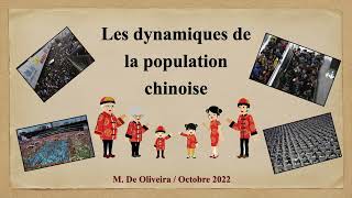 Les dynamiques de la croissance démographique chinoise [upl. by Gaillard]