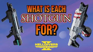 Whats the difference between SHOTGUNS in Helldivers 2 [upl. by Dahij487]