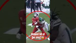 Biggest hit of the year kylermurray newyorkjets nflhighlights nflnews football azcardinals [upl. by Atsed397]