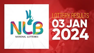 NLB Live Lottery Draw 20240103  0930 PM [upl. by Kempe]