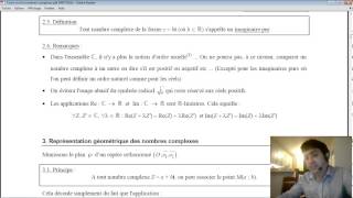 Les Nombres Complexes 12  Maths Terminale S [upl. by Bernetta]