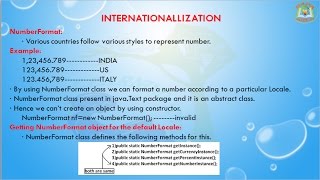 Lesson  2  i18n  NumberFormat class in Internationalization in Java Programming [upl. by Able]