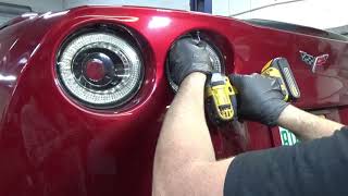 C6 Corvette Tail Lights Removal amp LED Tails Install [upl. by Eillam844]