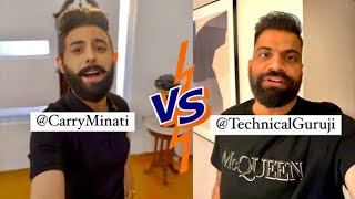 carryminati roast technical guruji  CarryMinati new roast video  roast video  CarryMinati [upl. by Langston466]