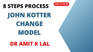 Kotter’s 8 Steps of Change Model [upl. by Doughman]