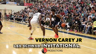 Vernon Carey Jr DUKE Signee EXPLODES at Les Schwab Invitational [upl. by Auqenes9]