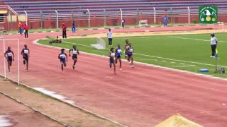 Aniekeme Alphonsous wins womens 100m final at the NUGA 2017 [upl. by Mann971]