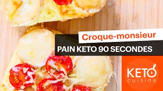 Pain keto 90 secondes  Régime cétogène ou lowcarb  Air Fryer [upl. by Aifoz]