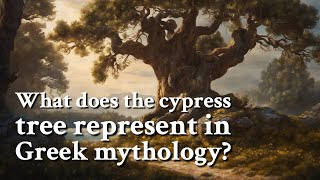 What does the cypress tree represent in Greek mythology Greek Mythology Story [upl. by Milinda]