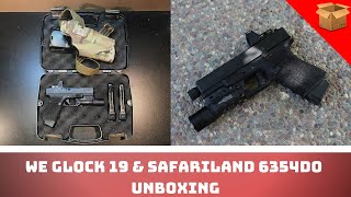 WE Glock 19 amp Safariland 6354DO Unboxing [upl. by Bajaj176]