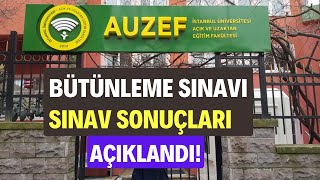 Auzef Güz Dönemi Telafi Sınav Sonuçları AÇIKLANDI Ders Geçme Kalma Hesaplaması Nasıl Yapılır [upl. by Seravart]