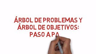 Cómo hacer un ÁRBOL de problemas y objetivos  Metodología Marco Lógico parte 2 y 3 [upl. by Nonarb]