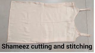 Shameez cutting and stitching easy stitching [upl. by Ylrehs393]