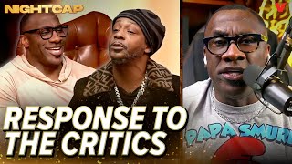 Shannon Sharpe reacts to criticism of Katt Williams interview on Club Shay Shay  Nightcap [upl. by Tracey]