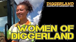 Women of Diggerland  Diggerland USA Amusement Park in New Jersey [upl. by Yrellam431]