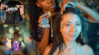 ASMR Goddess of the Night give you MAGICAL SLEEP She got INSANE Tingles HAIRSTYLING MASSAGE [upl. by Ambler]