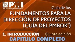 Guía PMBOK  5ta Edición  CAPITULO 1  INTRODUCCIÓN  CAPITULO COMPLETO [upl. by Chrystel]