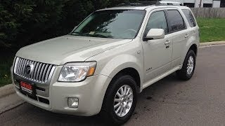 SOLD 2008 Mercury Mariner Premier 4WD V6 Walkaround Start up Tour amp Overview [upl. by Kaete612]