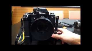 NikonF2 PhotomicA モータードライブMD2MB1 作動動画 [upl. by Andie]