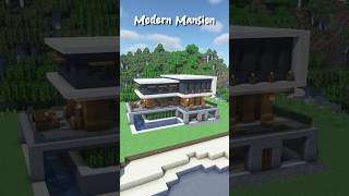 Minecraft Modern Mansion Build [upl. by Lleznov]