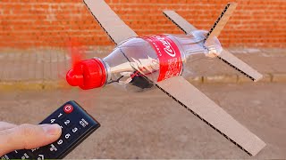 Membuat Pesawat dari BOTOL COCACOLA BISA TERBANG LOH ✈️😲 [upl. by Ahsatsan]