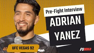 Adrian Yanez UFC Vegas 92 full prefight media day interview [upl. by Quintie]