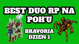 BEST DUO RP I PRZYGODA NA POHU  TIBIA  BRAVORIA DZIEŃ 1  ZAPIS LIVE [upl. by Abran]