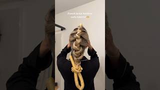 French braid heatless curls tutorial Let me know if you try it🤍 original creator sarasaadia 🫶 [upl. by Koressa]