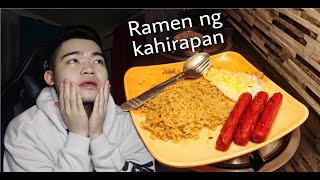 Pancit Canton w Hotdog amp Egg  cooking  lofi beats [upl. by Eng]