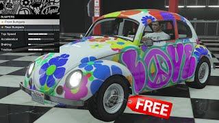 GTA 5  DLC Vehicle Customization  BF Weevil VW Beetle [upl. by Nnalyrehs]