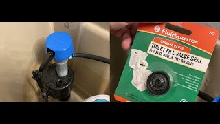 Toilet not filling up or Toilet keeps running Simple fix No need to replace Fill Valve Assembly [upl. by Anilys]