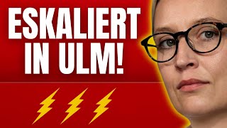 ⚡ AUSSCHREITUNG IN ULM BEI AFD PARTEITAG ⚡ [upl. by Michaella434]