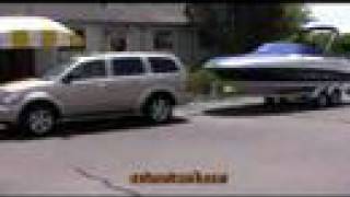 Towing Chrysler Aspen amp Dodge Durango Hybrids 2009 [upl. by Ymarej758]