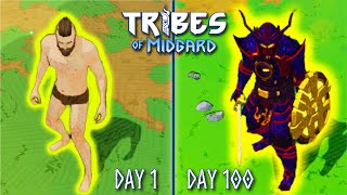 I Played 100 Days of Tribes of Midgard [upl. by Anivid]