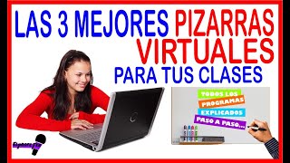 LAS MEJORES PIZARRAS VIRTUALES INTERACTIVAS GRATIS PARA TUS CLASES ONLINE FÁCIL [upl. by Rozele902]